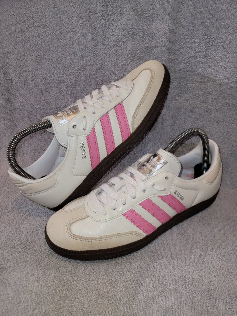 Adidas Samba OG Women’s Size 7.5 US Lucid Pink/Cloud White Gum Shoes IG1962 - Picture 12 of 16